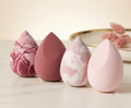 4Pcs Light-Colored Soft Makeup Sponge Set